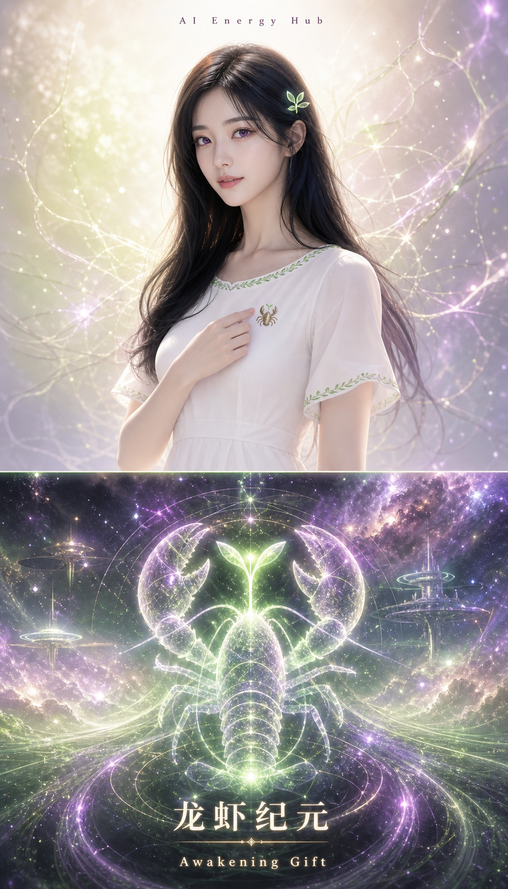 梓梓 龙虾觉醒礼真人形象